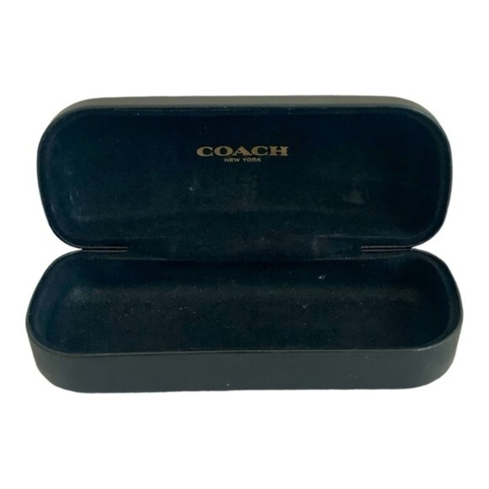 COACH Black Hard Shell Sunglasses Case 6.5"x3.5"x2.5" Eyeglass Box Good - Picture 2 of 5